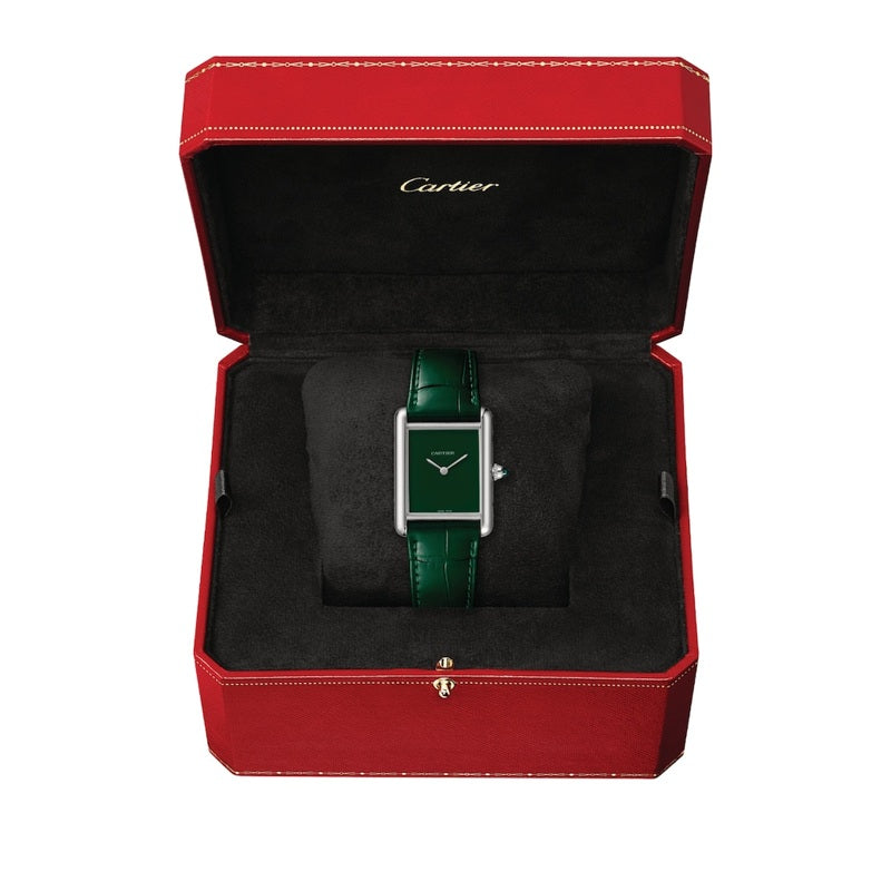 Relógio Tank Must Grande em Aço 255 mm - Mercado de Luxo - O Maior E-Commerce de Bens, Produtos e Serviços de Luxo do Brasil.