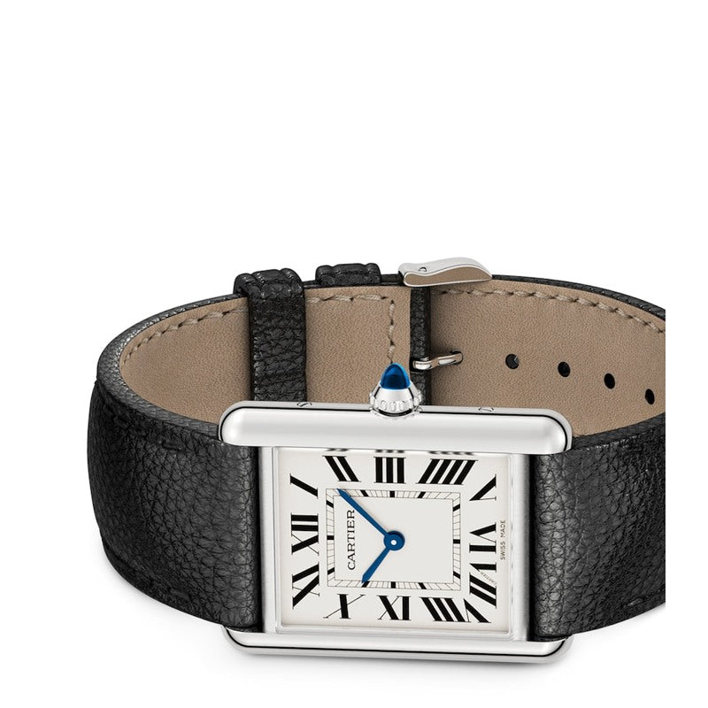 Relógio Tank Must Grande em Aço Inoxidável 255 mm - Mercado de Luxo - O Maior E-Commerce de Bens, Produtos e Serviços de Luxo do Brasil.