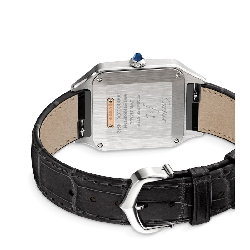 Relógio Santos-Dumont em Aço e Ouro Rosé 275 mm - Mercado de Luxo - O Maior E-Commerce de Bens, Produtos e Serviços de Luxo do Brasil.