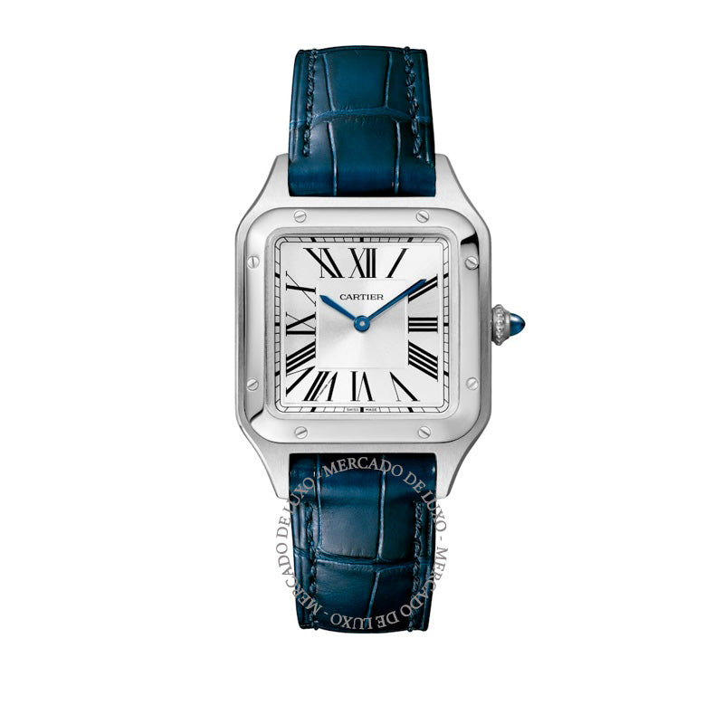 Relógio Santos-Dumont em Aço 275 mm - Mercado de Luxo - O Maior E-Commerce de Bens, Produtos e Serviços de Luxo do Brasil.