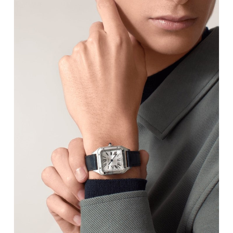 Relógio Santos-Dumont em Aço 275 mm - Mercado de Luxo - O Maior E-Commerce de Bens, Produtos e Serviços de Luxo do Brasil.