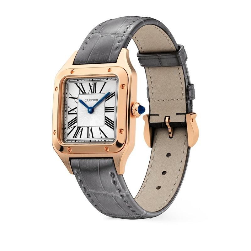 Relógio Santos-Dumont em Ouro Rosé 275 mm - Mercado de Luxo - O Maior E-Commerce de Bens, Produtos e Serviços de Luxo do Brasil.