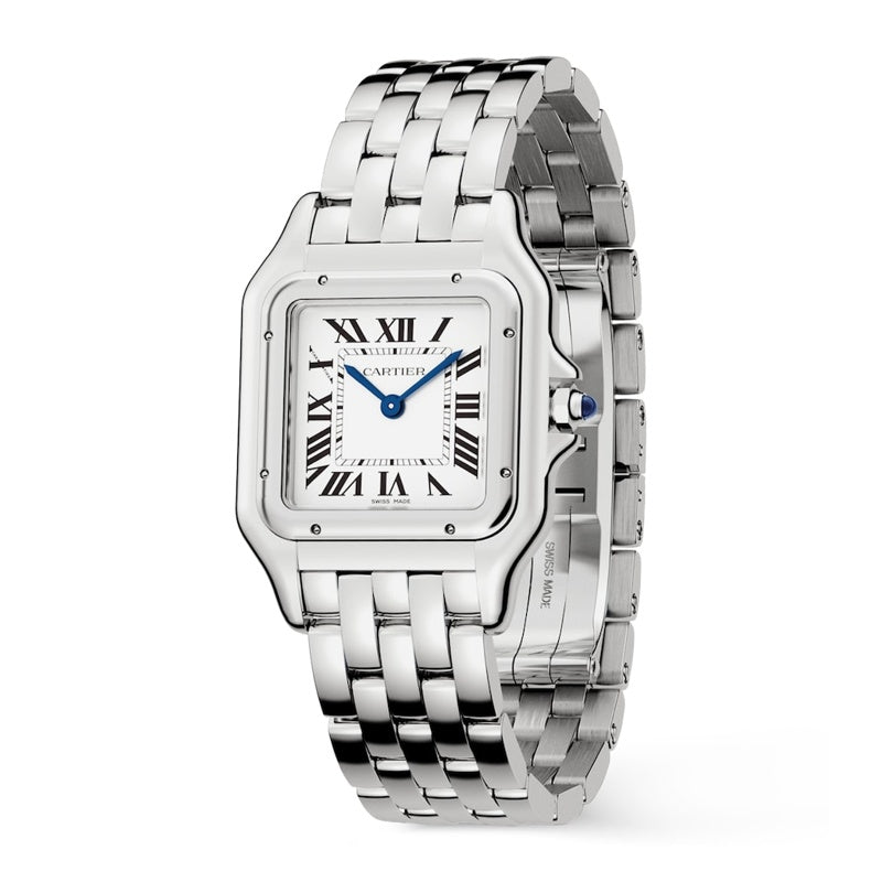 Relógio Panthère de Cartier Médio em Aço Inoxidável 27 mm - Mercado de Luxo - O Maior E-Commerce de Bens, Produtos e Serviços de Luxo do Brasil.