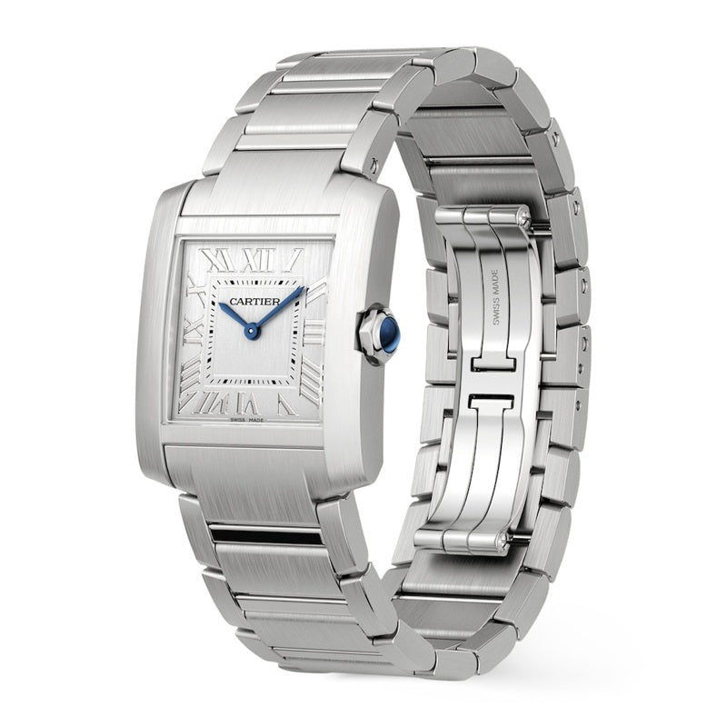 Relógio Tank Française Médio em Aço 27 mm - Mercado de Luxo - O Maior E-Commerce de Bens, Produtos e Serviços de Luxo do Brasil.
