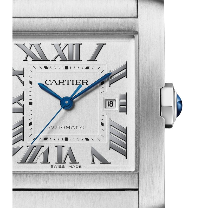 Relógio Tank Française Grande em Aço 305 mm - Mercado de Luxo - O Maior E-Commerce de Bens, Produtos e Serviços de Luxo do Brasil.