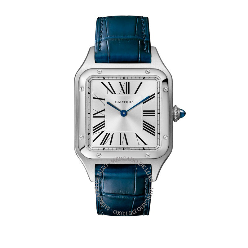 Relógio Santos-Dumont em Aço 314 mm - Mercado de Luxo - O Maior E-Commerce de Bens, Produtos e Serviços de Luxo do Brasil.