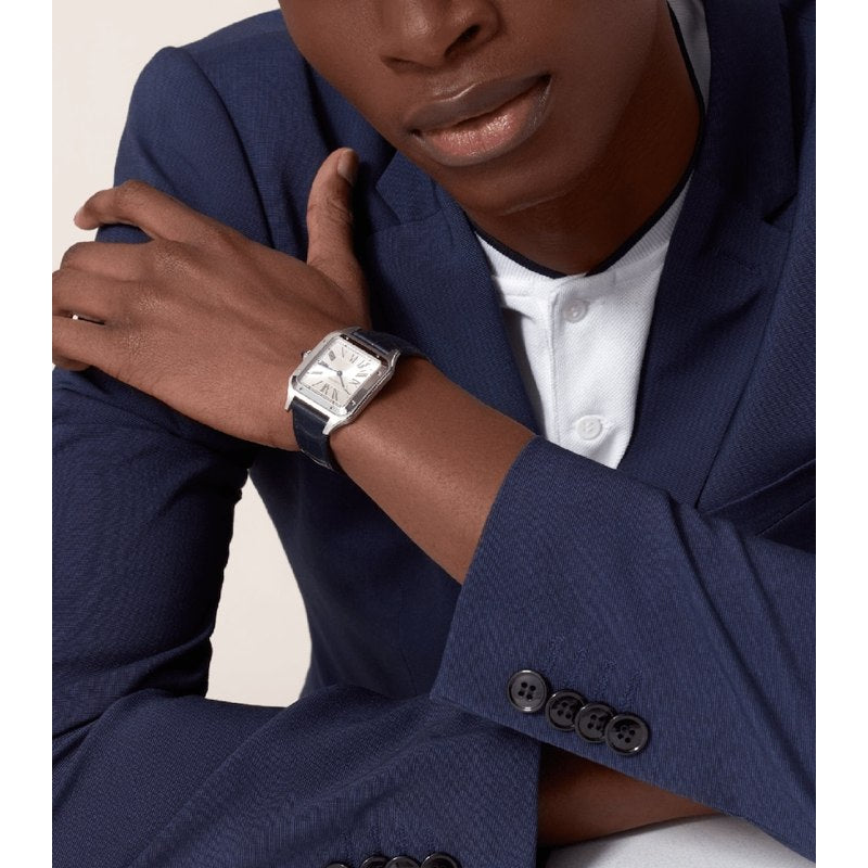 Relógio Santos-Dumont em Aço 314 mm - Mercado de Luxo - O Maior E-Commerce de Bens, Produtos e Serviços de Luxo do Brasil.