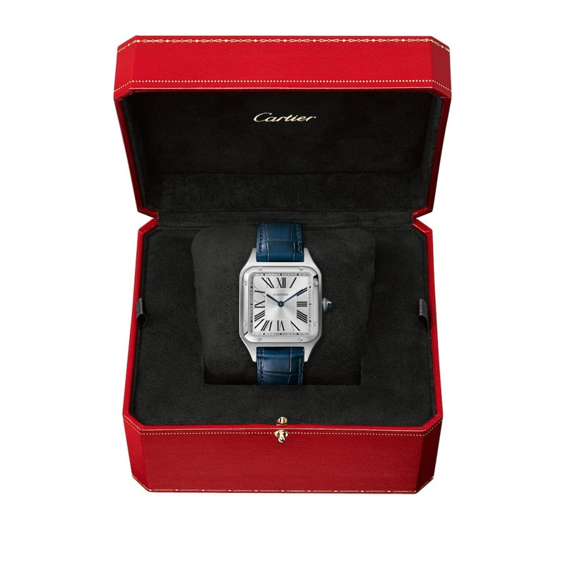 Relógio Santos-Dumont em Aço 314 mm - Mercado de Luxo - O Maior E-Commerce de Bens, Produtos e Serviços de Luxo do Brasil.