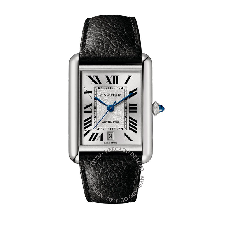 Relógio Tank Must em Aço Inoxidável 31 mm - Mercado de Luxo - O Maior E-Commerce de Bens, Produtos e Serviços de Luxo do Brasil.