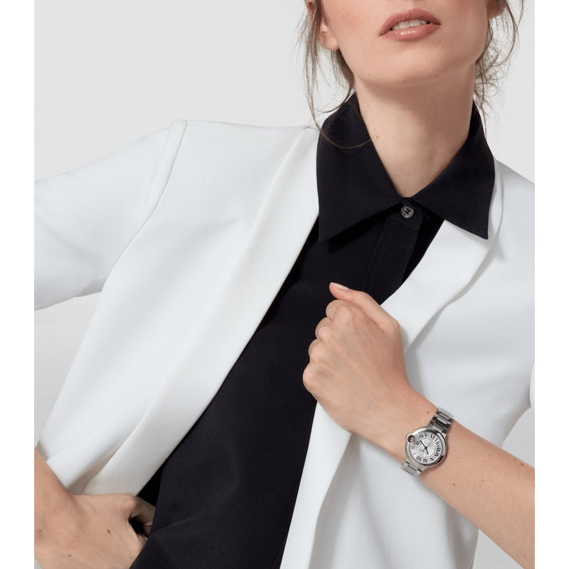 Relógio Ballon Bleu de Cartier em Aço Inoxidável 33 mm - Mercado de Luxo - O Maior E-Commerce de Bens, Produtos e Serviços de Luxo do Brasil.