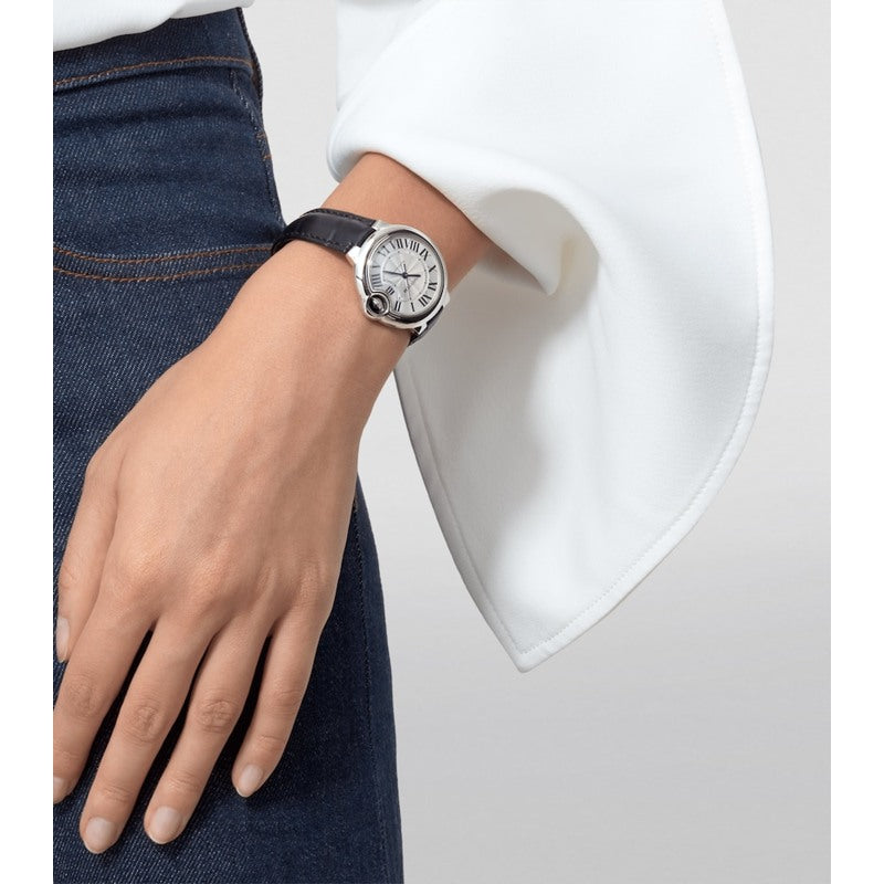 Relógio Ballon Bleu de Cartier em Aço Inoxidável 33 mm - Mercado de Luxo - O Maior E-Commerce de Bens, Produtos e Serviços de Luxo do Brasil.