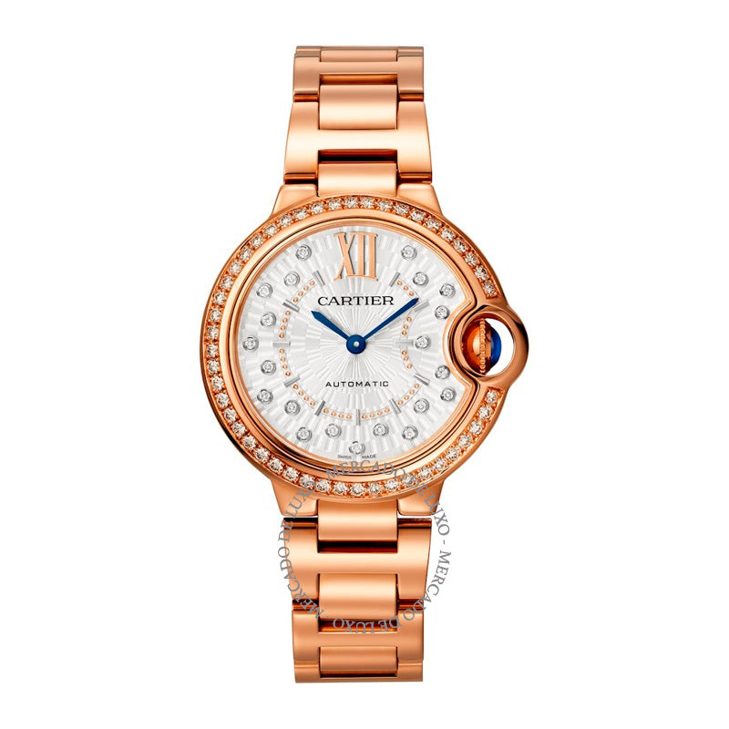 Relógio Ballon Bleu de Cartier em Ouro Rosé e Diamante 33 mm - Mercado de Luxo - O Maior E-Commerce de Bens, Produtos e Serviços de Luxo do Brasil.