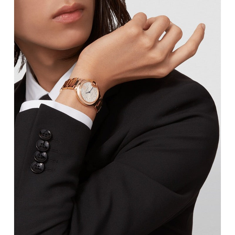 Relógio Ballon Bleu de Cartier em Ouro Rosé e Diamante 33 mm - Mercado de Luxo - O Maior E-Commerce de Bens, Produtos e Serviços de Luxo do Brasil.