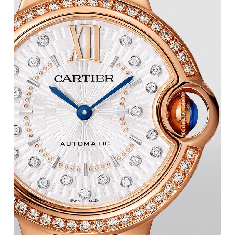 Relógio Ballon Bleu de Cartier em Ouro Rosé e Diamante 33 mm - Mercado de Luxo - O Maior E-Commerce de Bens, Produtos e Serviços de Luxo do Brasil.