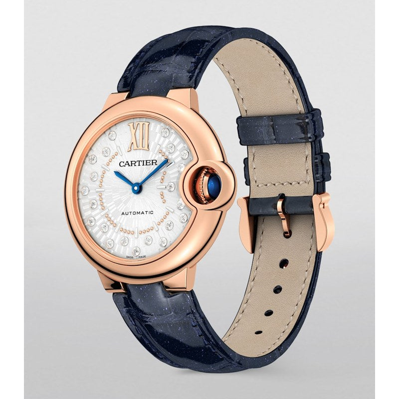 Relógio Ballon Bleu de Cartier em Ouro Rosé e Diamante 33 mm - Mercado de Luxo - O Maior E-Commerce de Bens, Produtos e Serviços de Luxo do Brasil.