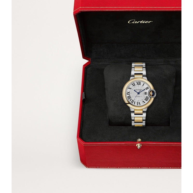 Relógio Ballon Bleu de Cartier em Ouro Amarelo e Aço Inoxidável 33 mm - Mercado de Luxo - O Maior E-Commerce de Bens, Produtos e Serviços de Luxo do Brasil.