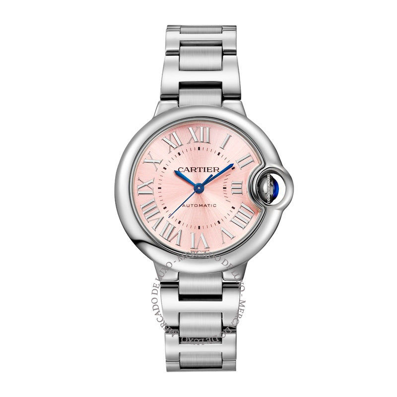 Relógio Ballon Bleu de Cartier em Aço Inoxidável 33 mm - Mercado de Luxo - O Maior E-Commerce de Bens, Produtos e Serviços de Luxo do Brasil.