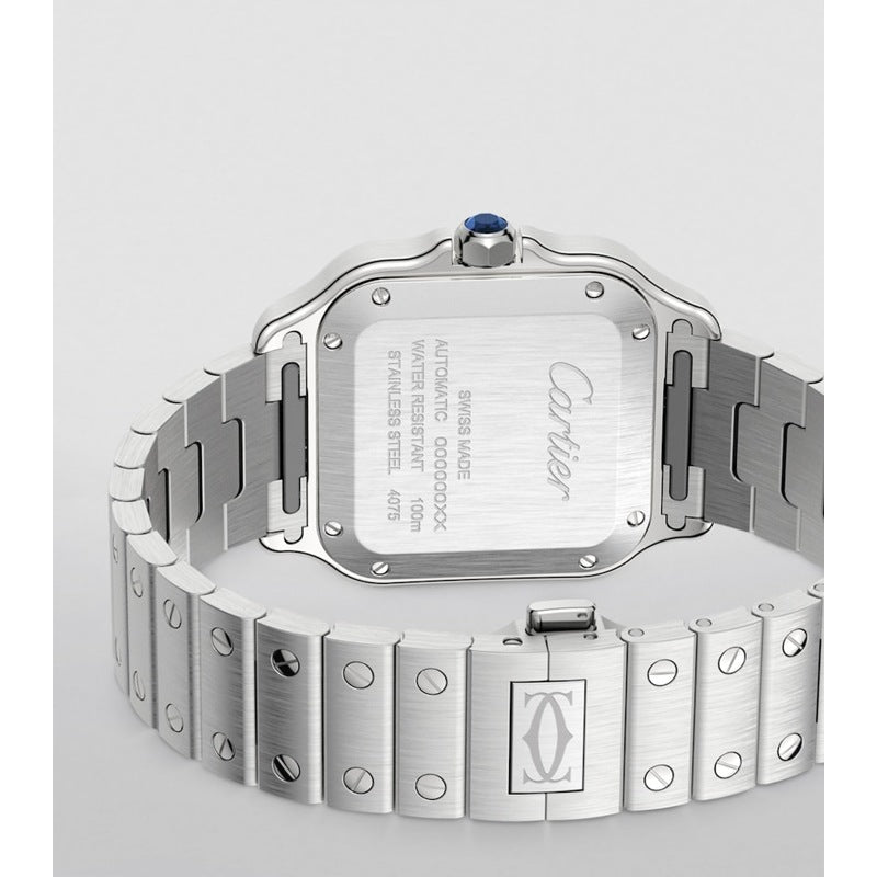 Relógio Santos de Cartier Médio em Aço 351 mm - Mercado de Luxo - O Maior E-Commerce de Bens, Produtos e Serviços de Luxo do Brasil.