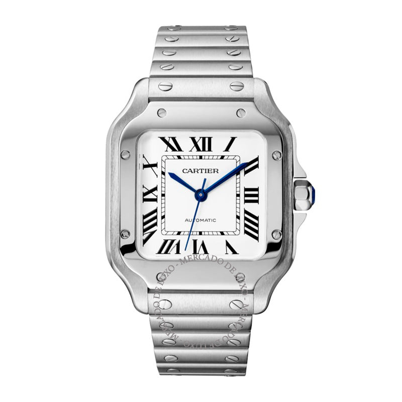 Relógio Santos de Cartier em Aço Inoxidável 351 mm - Mercado de Luxo - O Maior E-Commerce de Bens, Produtos e Serviços de Luxo do Brasil.