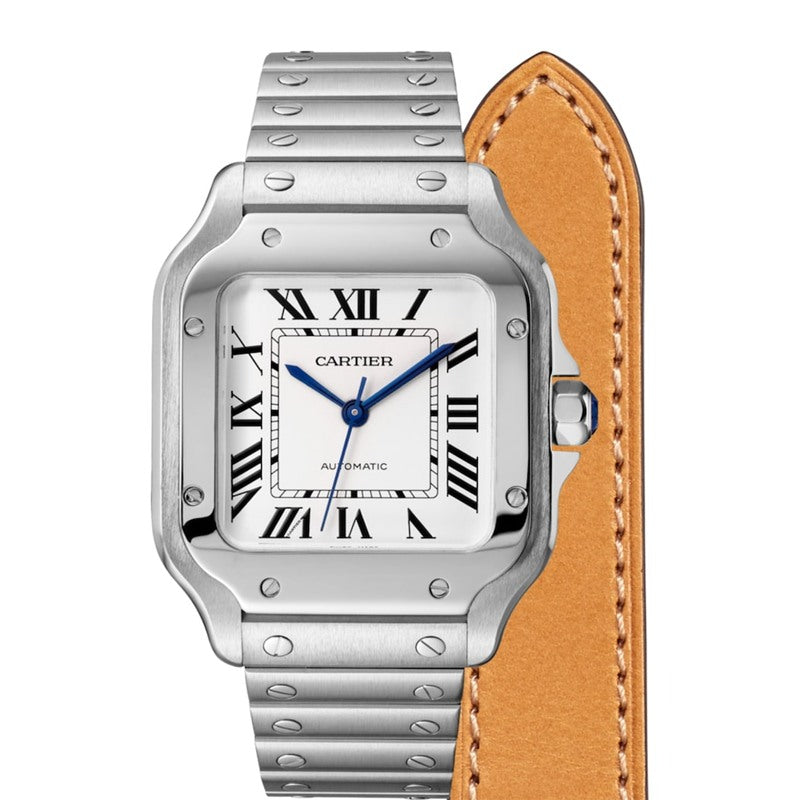 Relógio Santos de Cartier em Aço Inoxidável 351 mm - Mercado de Luxo - O Maior E-Commerce de Bens, Produtos e Serviços de Luxo do Brasil.