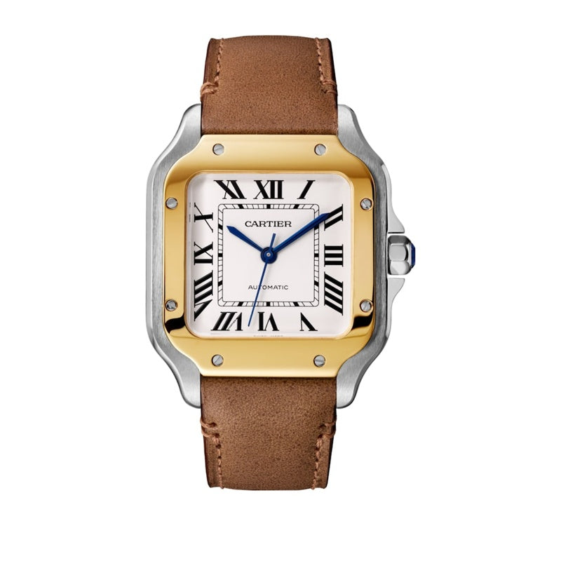 Relógio Santos de Cartier em Ouro Amarelo e Aço Inoxidável 351 mm - Mercado de Luxo - O Maior E-Commerce de Bens, Produtos e Serviços de Luxo do Brasil.