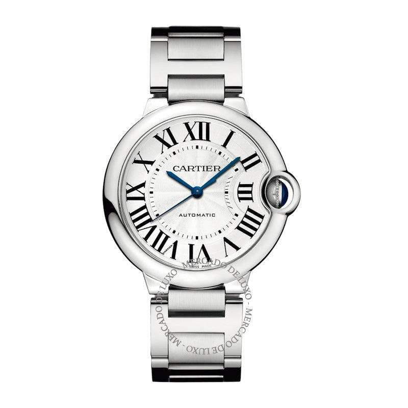 Relógio Ballon Bleu de Cartier em Aço Inoxidável 366 mm - Mercado de Luxo - O Maior E-Commerce de Bens, Produtos e Serviços de Luxo do Brasil.