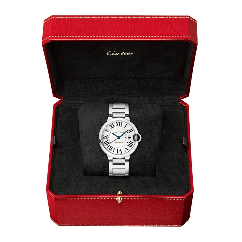 Relógio Ballon Bleu de Cartier em Aço Inoxidável 366 mm - Mercado de Luxo - O Maior E-Commerce de Bens, Produtos e Serviços de Luxo do Brasil.