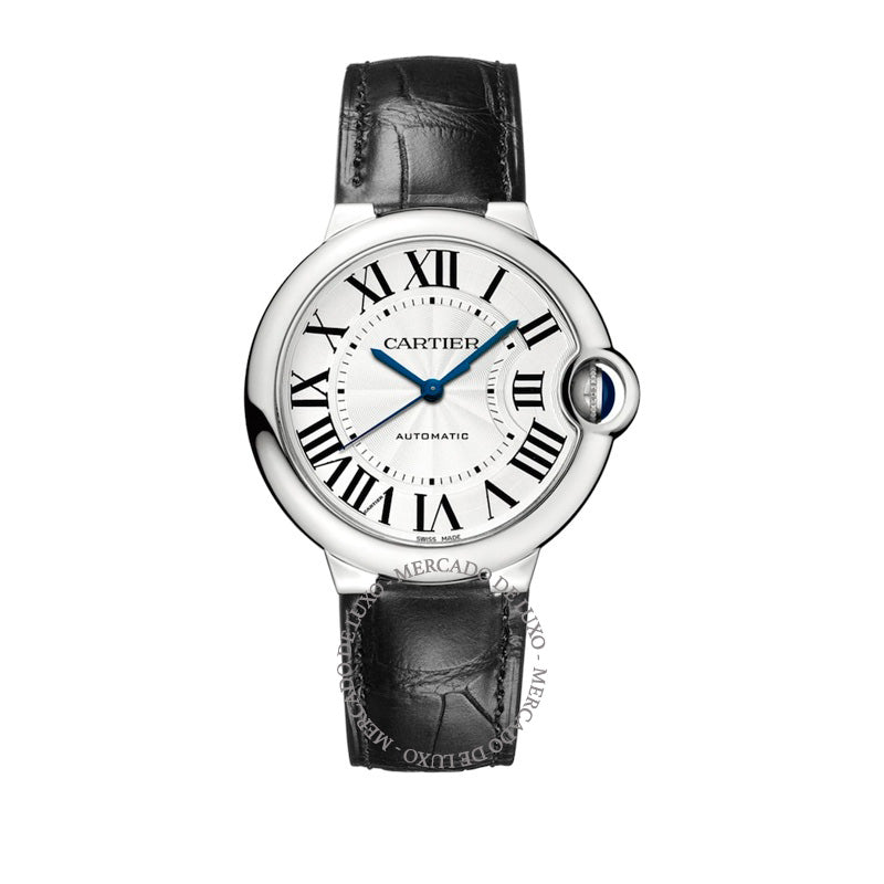 Relógio Ballon Bleu de Cartier em Aço Inoxidável 36 mm - Mercado de Luxo - O Maior E-Commerce de Bens, Produtos e Serviços de Luxo do Brasil.