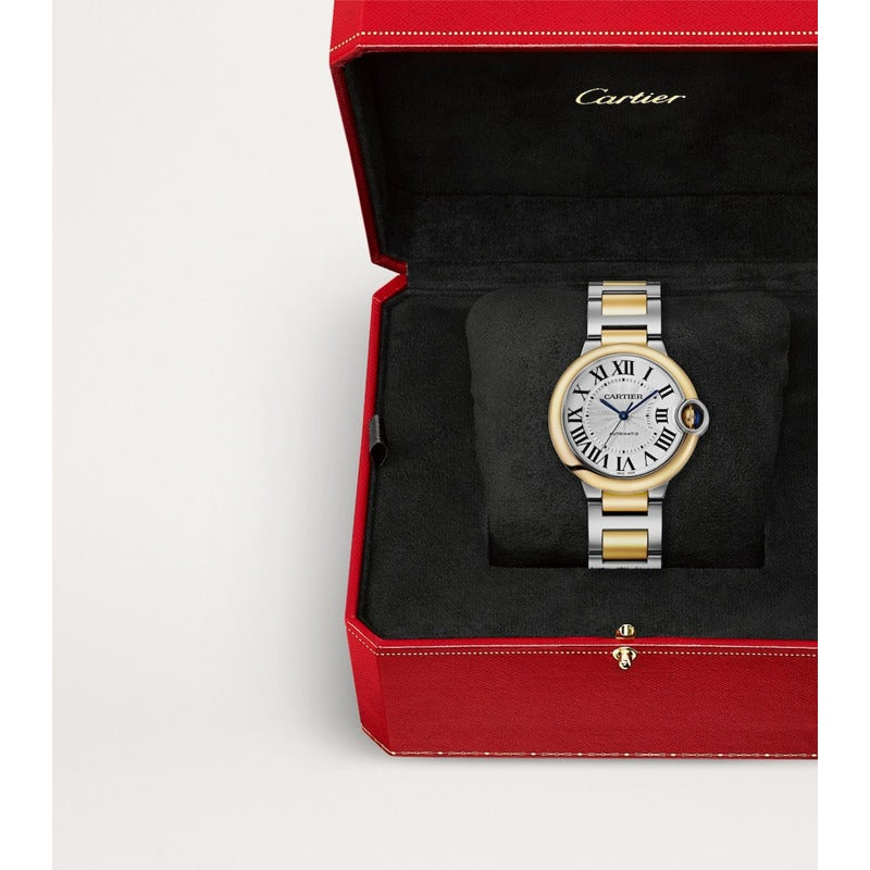 Relógio Ballon Bleu de Cartier em Ouro Amarelo e Aço Inoxidável 36 mm - Mercado de Luxo - O Maior E-Commerce de Bens, Produtos e Serviços de Luxo do Brasil.