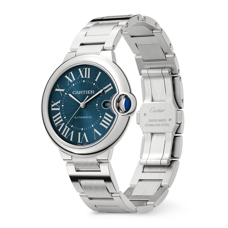 Relógio Ballon Bleu de Cartier em Aço Inoxidável 40 mm - Mercado de Luxo - O Maior E-Commerce de Bens, Produtos e Serviços de Luxo do Brasil.