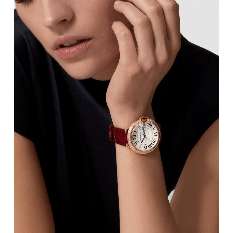 Relógio Ballon Bleu de Cartier em Ouro Rosé e Diamante 40 mm - Mercado de Luxo - O Maior E-Commerce de Bens, Produtos e Serviços de Luxo do Brasil.
