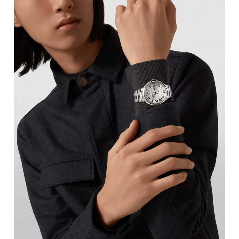Relógio Ballon Bleu de Cartier em Aço Inoxidável 40 mm - Mercado de Luxo - O Maior E-Commerce de Bens, Produtos e Serviços de Luxo do Brasil.