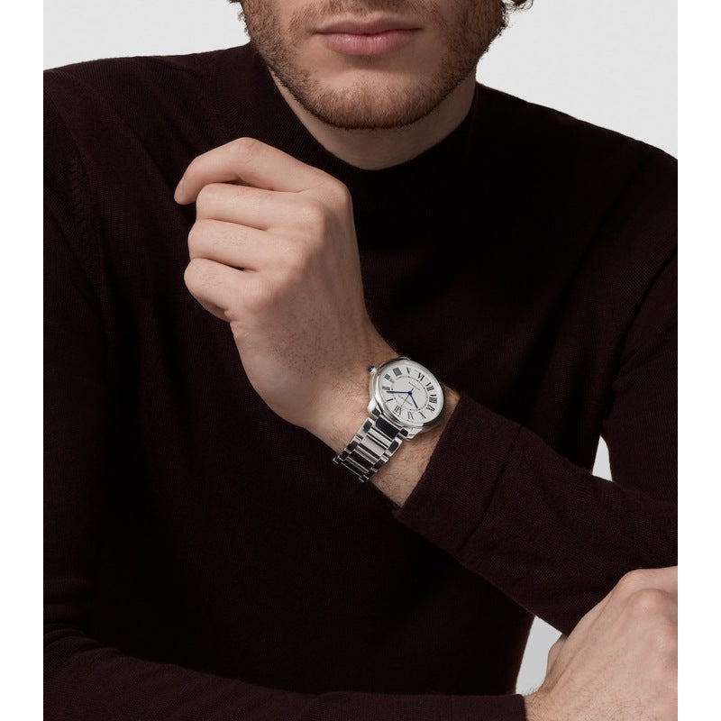 Relógio Ronde Must de Cartier em Aço Inoxidável 41 mm - Mercado de Luxo - O Maior E-Commerce de Bens, Produtos e Serviços de Luxo do Brasil.