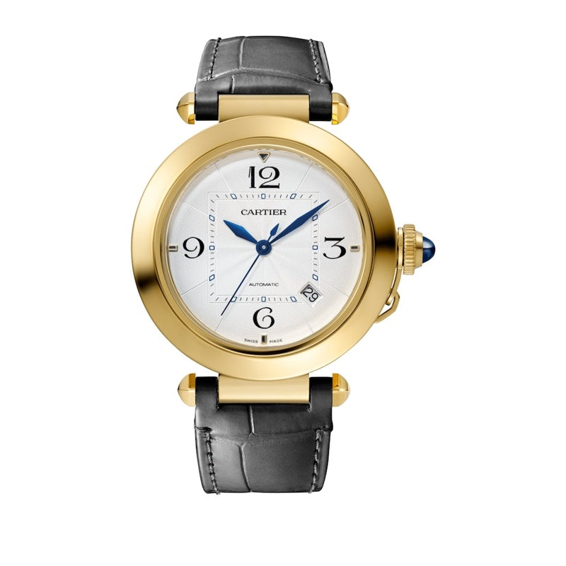 Relógio Pasha de Cartier em Ouro Amarelo 41 mm - Mercado de Luxo - O Maior E-Commerce de Bens, Produtos e Serviços de Luxo do Brasil.