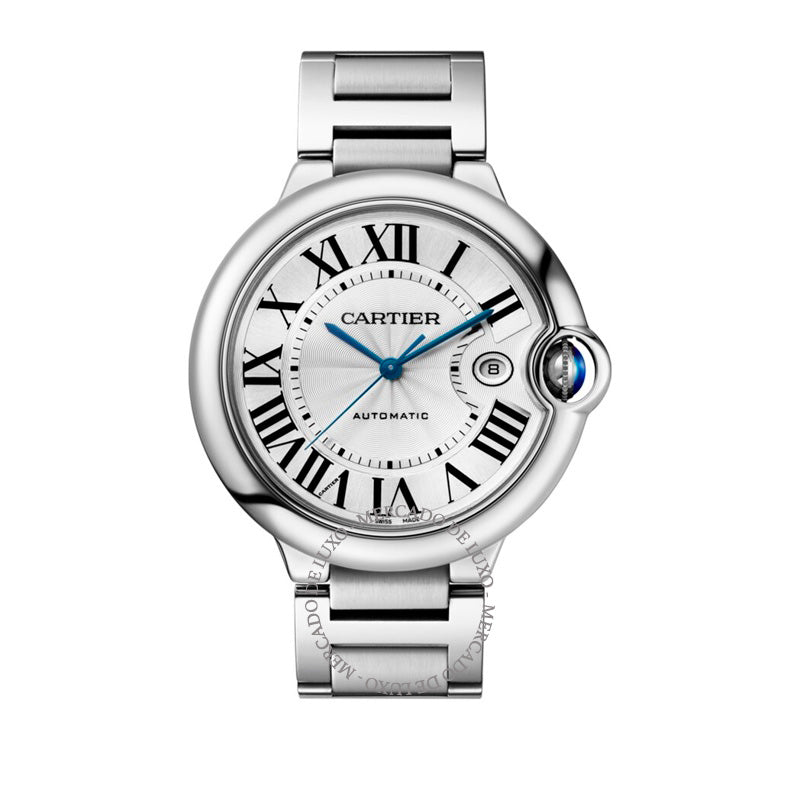 Relógio Ballon Bleu de Cartier em Aço Inoxidável 42 mm - Mercado de Luxo - O Maior E-Commerce de Bens, Produtos e Serviços de Luxo do Brasil.