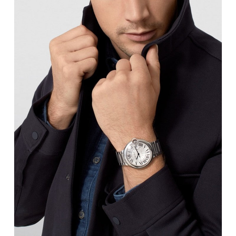 Relógio Ballon Bleu de Cartier em Aço Inoxidável 42 mm - Mercado de Luxo - O Maior E-Commerce de Bens, Produtos e Serviços de Luxo do Brasil.