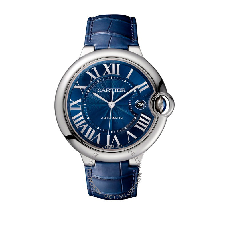 Relógio Ballon Bleu de Cartier em Aço 42 mm - Mercado de Luxo - O Maior E-Commerce de Bens, Produtos e Serviços de Luxo do Brasil.