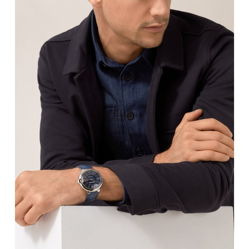 Relógio Ballon Bleu de Cartier em Aço 42 mm - Mercado de Luxo - O Maior E-Commerce de Bens, Produtos e Serviços de Luxo do Brasil.