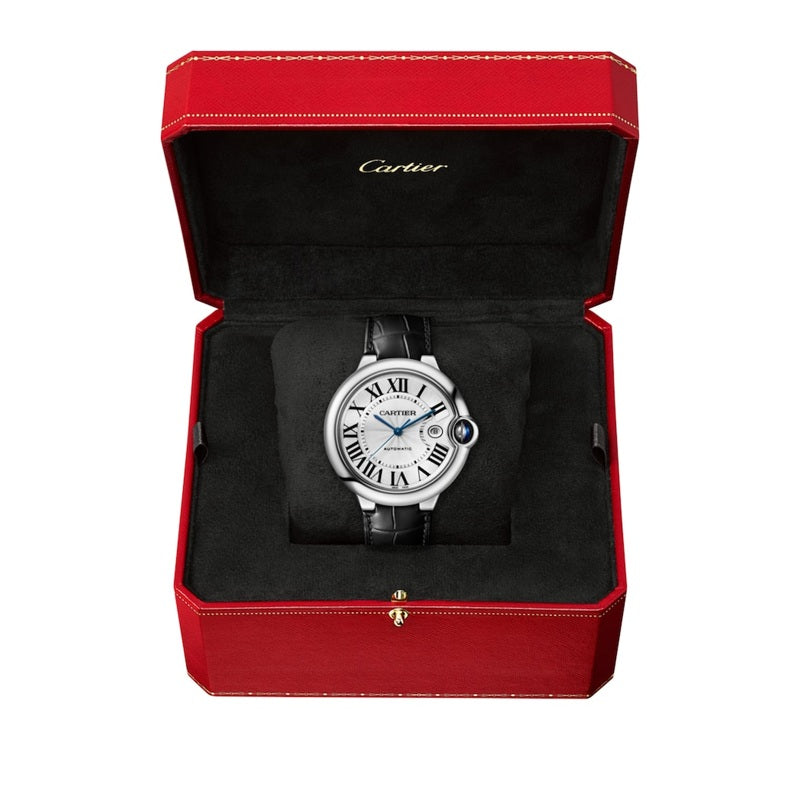 Relógio Ballon Bleu de Cartier em Aço Inoxidável 42 mm - Mercado de Luxo - O Maior E-Commerce de Bens, Produtos e Serviços de Luxo do Brasil.