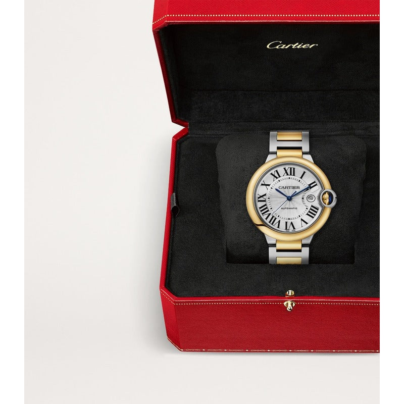 Relógio Ballon Bleu de Cartier em Ouro Amarelo e Aço Inoxidável 42 mm - Mercado de Luxo - O Maior E-Commerce de Bens, Produtos e Serviços de Luxo do Brasil.