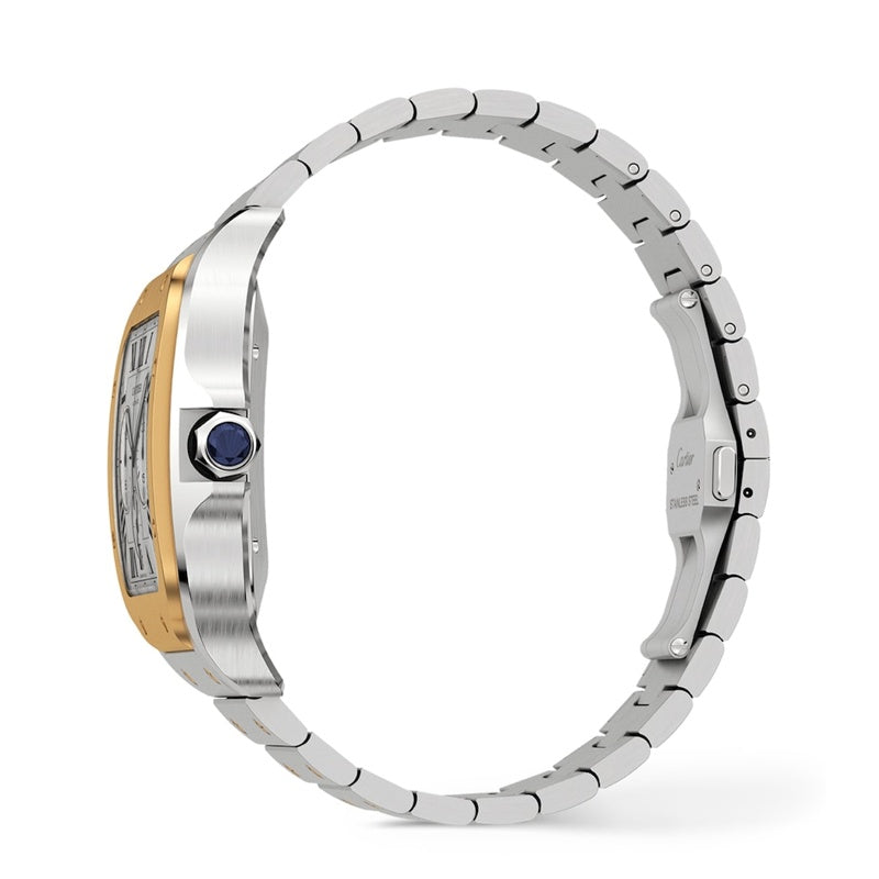 Relógio Santos de Cartier em Aço Inoxidável e Ouro Amarelo 43 mm - Mercado de Luxo - O Maior E-Commerce de Bens, Produtos e Serviços de Luxo do Brasil.