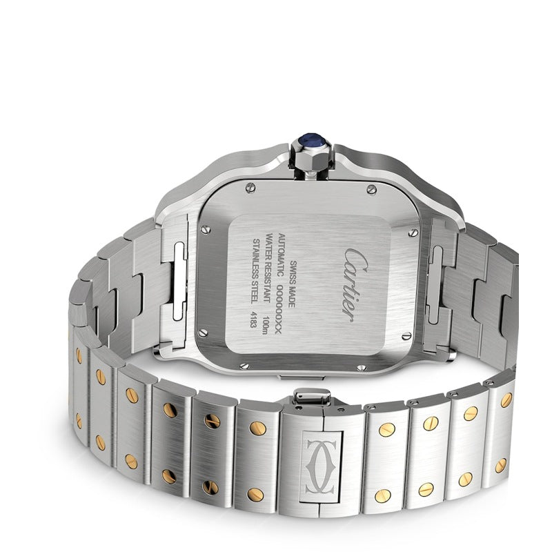 Relógio Santos de Cartier em Aço Inoxidável e Ouro Amarelo 43 mm - Mercado de Luxo - O Maior E-Commerce de Bens, Produtos e Serviços de Luxo do Brasil.