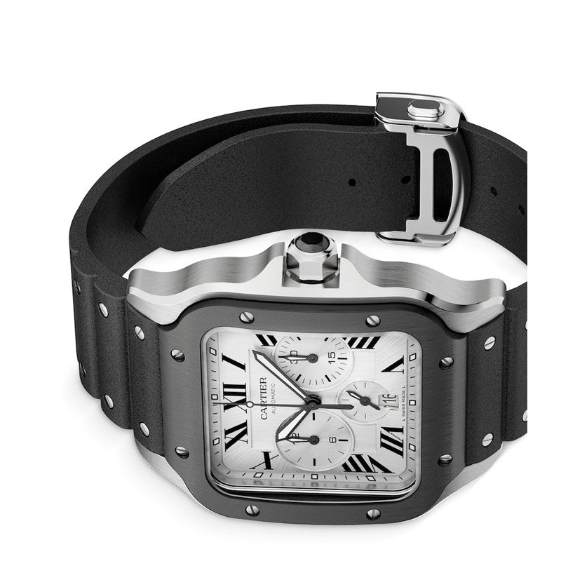 Relógio Santos de Cartier em Aço Inoxidável 43 mm - Mercado de Luxo - O Maior E-Commerce de Bens, Produtos e Serviços de Luxo do Brasil.