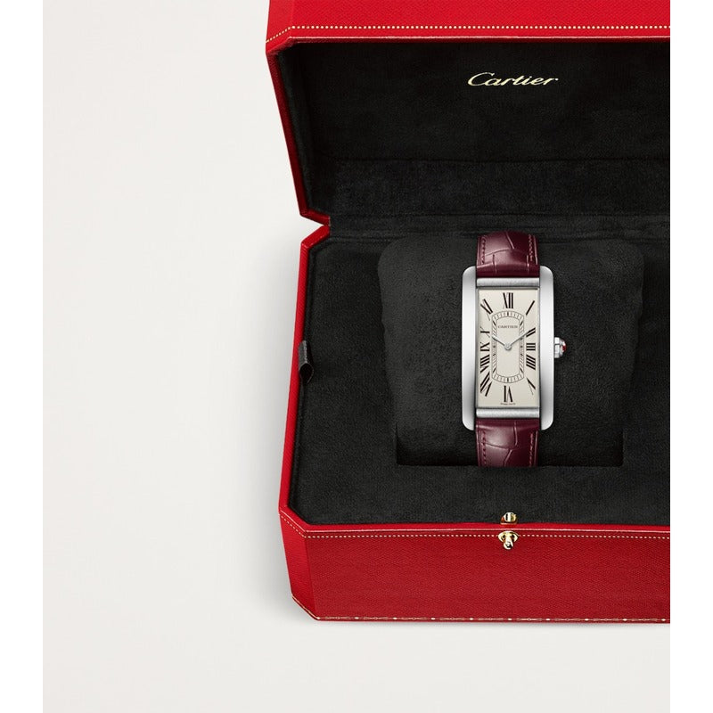 Relógio Tank Américaine em Platina 44 mm - Mercado de Luxo - O Maior E-Commerce de Bens, Produtos e Serviços de Luxo do Brasil.