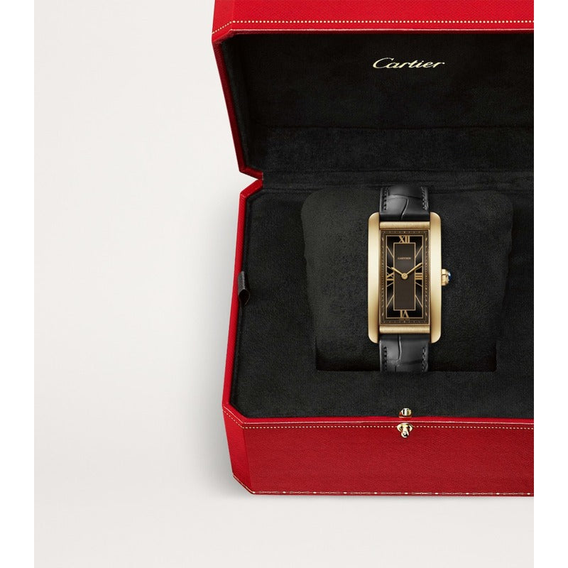 Relógio Tank Américaine Grande em Ouro Amarelo 44 mm - Mercado de Luxo - O Maior E-Commerce de Bens, Produtos e Serviços de Luxo do Brasil.