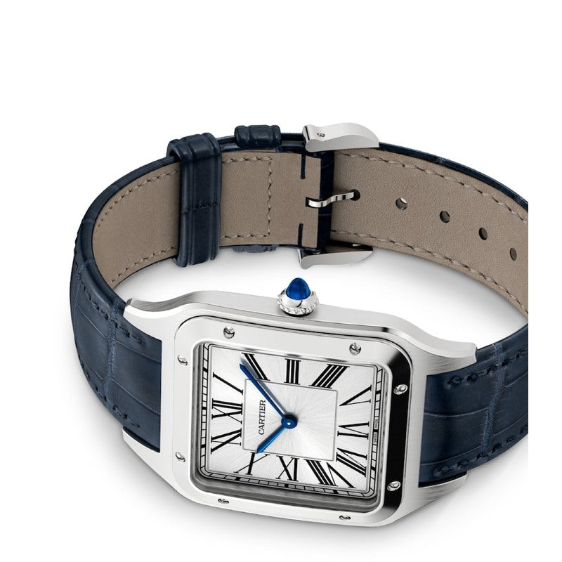 Relógio Santos-Dumont em Aço Inox 46 mm - Mercado de Luxo - O Maior E-Commerce de Bens, Produtos e Serviços de Luxo do Brasil.