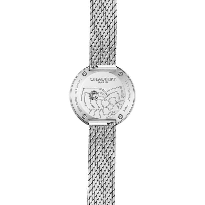 Relógio Hortensia em Aço Inoxidável e Diamante 22 mm - Mercado de Luxo - O Maior E-Commerce de Bens, Produtos e Serviços de Luxo do Brasil.