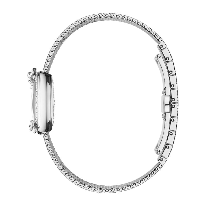 Relógio Hortensia em Aço Inoxidável e Diamante 22 mm - Mercado de Luxo - O Maior E-Commerce de Bens, Produtos e Serviços de Luxo do Brasil.