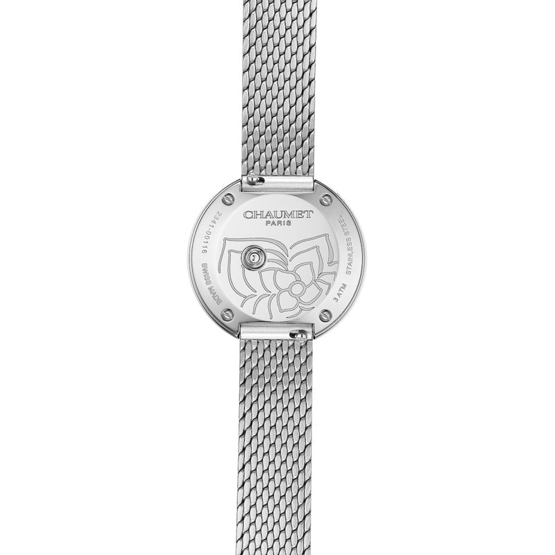 Relógio Hortensia em Aço Inoxidável e Diamante 28 mm - Mercado de Luxo - O Maior E-Commerce de Bens, Produtos e Serviços de Luxo do Brasil.