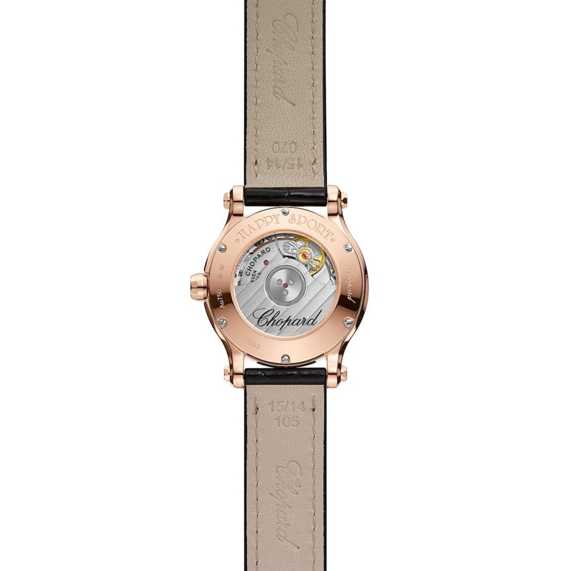 Relógio Happy Sport em Ouro Rosé e Diamante 30 mm - Mercado de Luxo - O Maior E-Commerce de Bens, Produtos e Serviços de Luxo do Brasil.